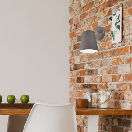 Lámpara de pared ELLIE 1xE27/60W/230V haya