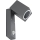 Lámpara de pared exterior con sensor QUAZAR 1xGU10/35W/230V IP44 gris