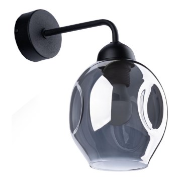 Lámpara de pared FILLAN 1xE27/60W/230V negra