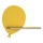 Lámpara de pared infantil LED con estante BALLOON LED/4W/230V amarillo/madera,