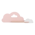 Lámpara de pared infantil LED con estante CLOUD LED/5W/230V rosa/blanco,