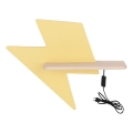 Lámpara de pared infantil LED con estante LIGHTNING LED/4W/230V,