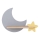 Lámpara de pared infantil LED con estante MOON LED/5W/230V,