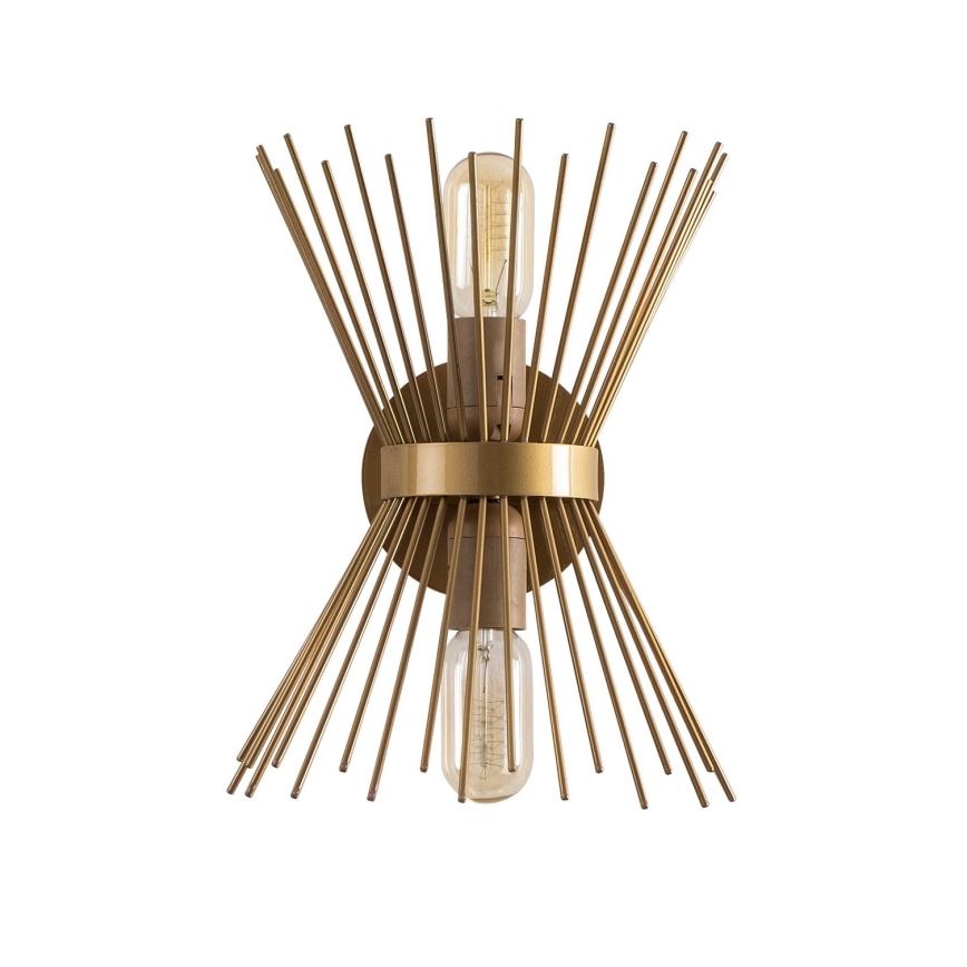 Lámpara de pared KIRPI 2xE27/40W/230V dorado