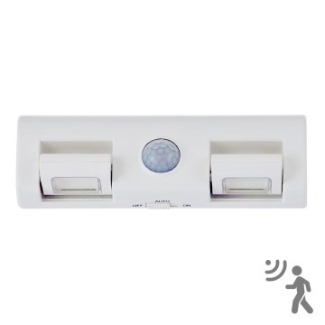 Lámpara de pared LED con sensor LED/3xAA/4,5V