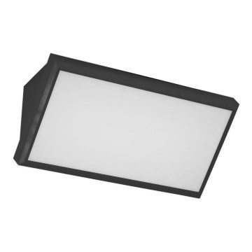 Lámpara de pared LED exterior LED/20W/230V 6400K IP65 negra