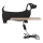 Lámpara de pared LED infantil con estante DOG LED/5W/230V negro/madera,