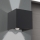 Lámpara de pared LED para exterior con sensor de movimiento y crepúsculo CUBE-S LED/13W/230V IP54 antracita