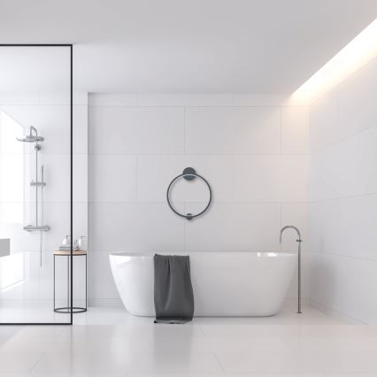 Lámpara de pared LED SATURNO LED/25W/230V Ø 50 cm IP44 antracita