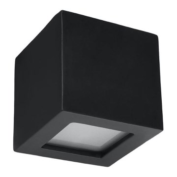 Lámpara de pared LEO 1xE27/60W/230V negra