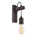 Lámpara de pared LEON 1xE27/60W/230V haya