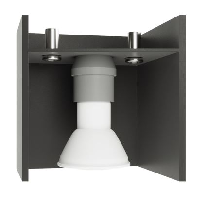Lámpara de pared LOBO 2xG9/40W/230V negro