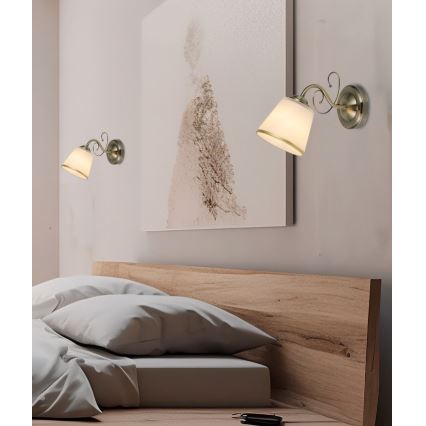 Lámpara de pared LOSANNA 1xE14/40W/230V latón