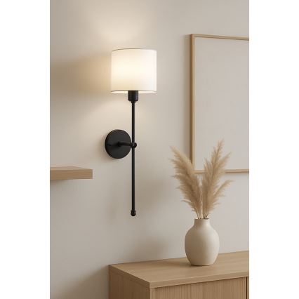 Lámpara de pared MADELA 1xE14/40W/230V blanca/negra