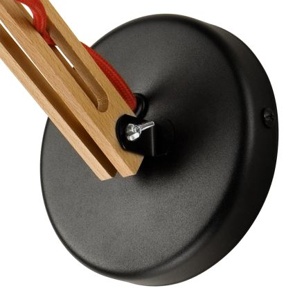 Lámpara de pared MARCELLO 1xE27/60W/230V haya