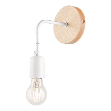 Lámpara de pared ORAZIO 1xE27/60W/230V haya