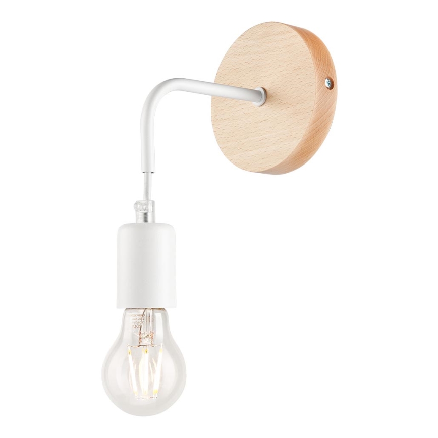 Lámpara de pared ORAZIO 1xE27/60W/230V haya
