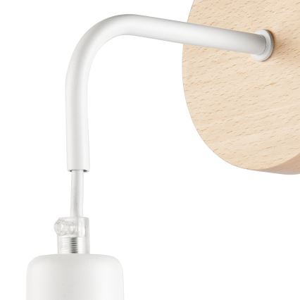 Lámpara de pared ORAZIO 1xE27/60W/230V haya