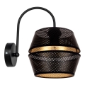 Lámpara de pared PARIS 1xE27/60W/230V negro/dorado
