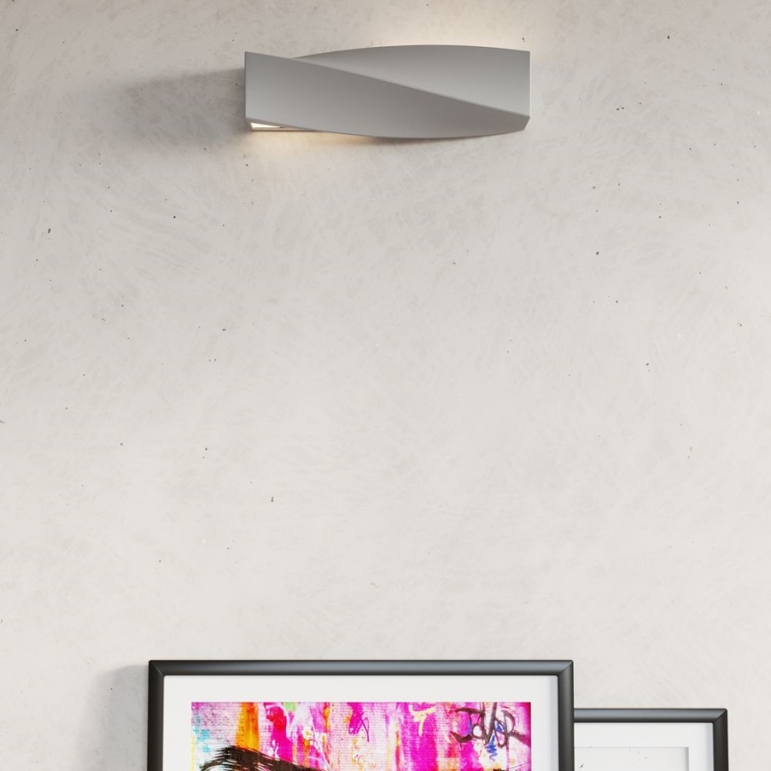 Lámpara de pared SIGMA 1xE27/60W/230V gris