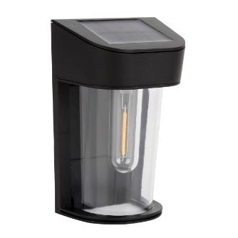 Lámpara de pared solar LED con sensor LED/2V IP44 600 mAh