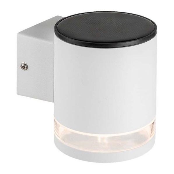 Lámpara de pared solar LED para exterior LED/1W/3,7V 3000K IP54 1200 mAh blanca