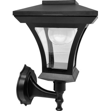 Lámpara de pared solar LED TIRANA LED/1,2V 1800 mAh IP44 negra