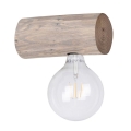Lámpara de pared TRABO 1xE27/25W/230V pino