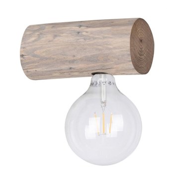 Lámpara de pared TRABO 1xE27/25W/230V pino