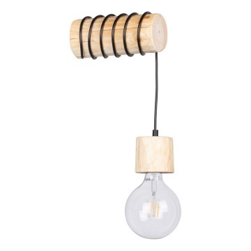 Lámpara de pared TRABO 1xE27/60W/230V pino