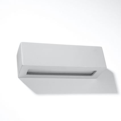 Lámpara de pared VEGA 1xE27/60W/230V gris