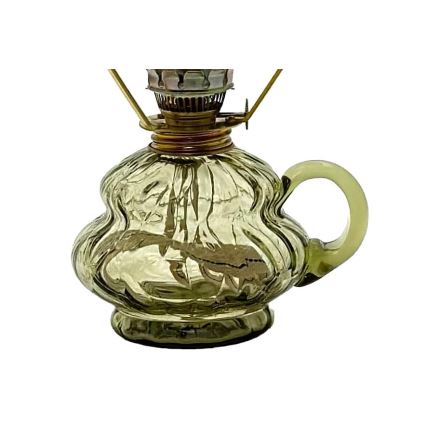 Lámpara de petróleo ANNA 33 cm verde bosque grande krakle