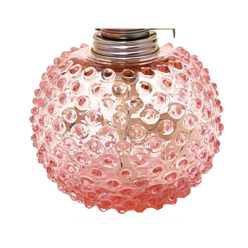 Lámpara de petróleo EMA 38 cm rosa