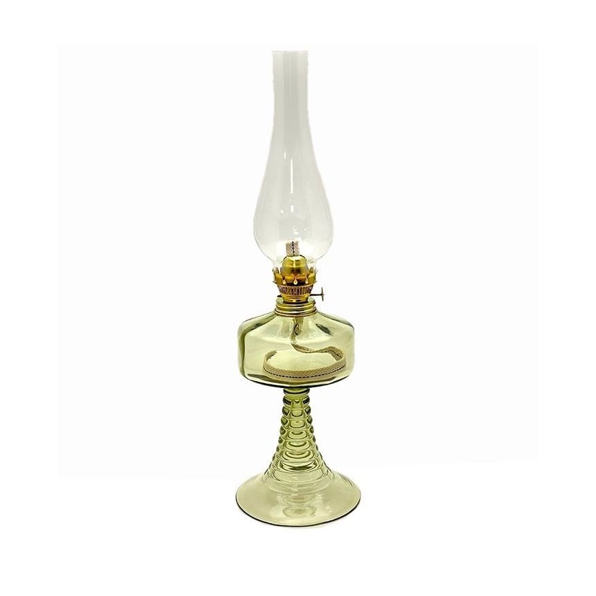 Lámpara de petróleo PETRA 42 cm verde bosque