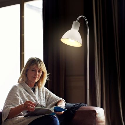 Lámpara de pie 1xE27/25W/230V blanca