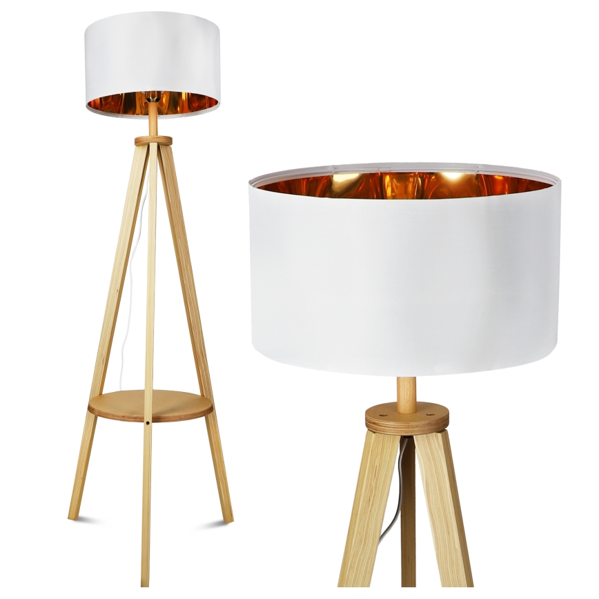 Lámpara de pie 1xE27/40W/230V blanca