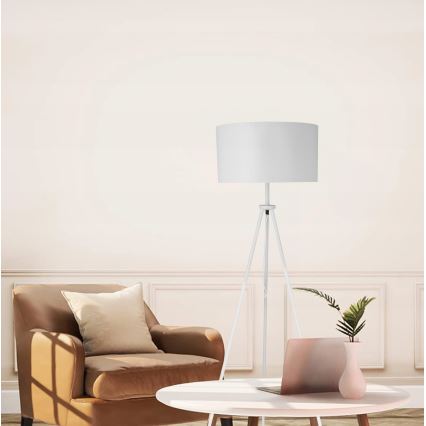 Lámpara de pie 1xE27/40W/230V blanca
