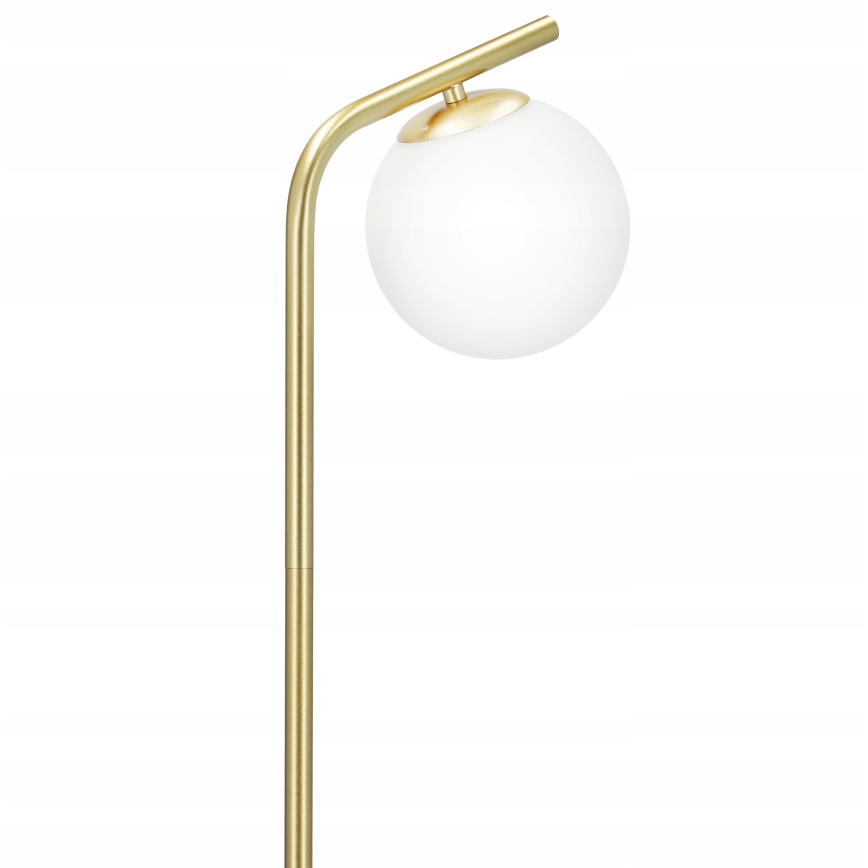 Lámpara de pie 1xE27/40W/230V dorada/blanca