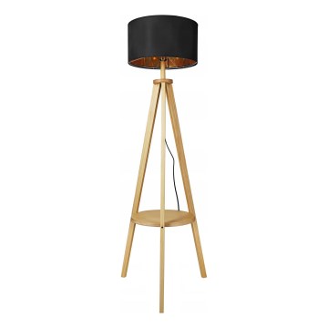 Lámpara de pie 1xE27/40W/230V negra