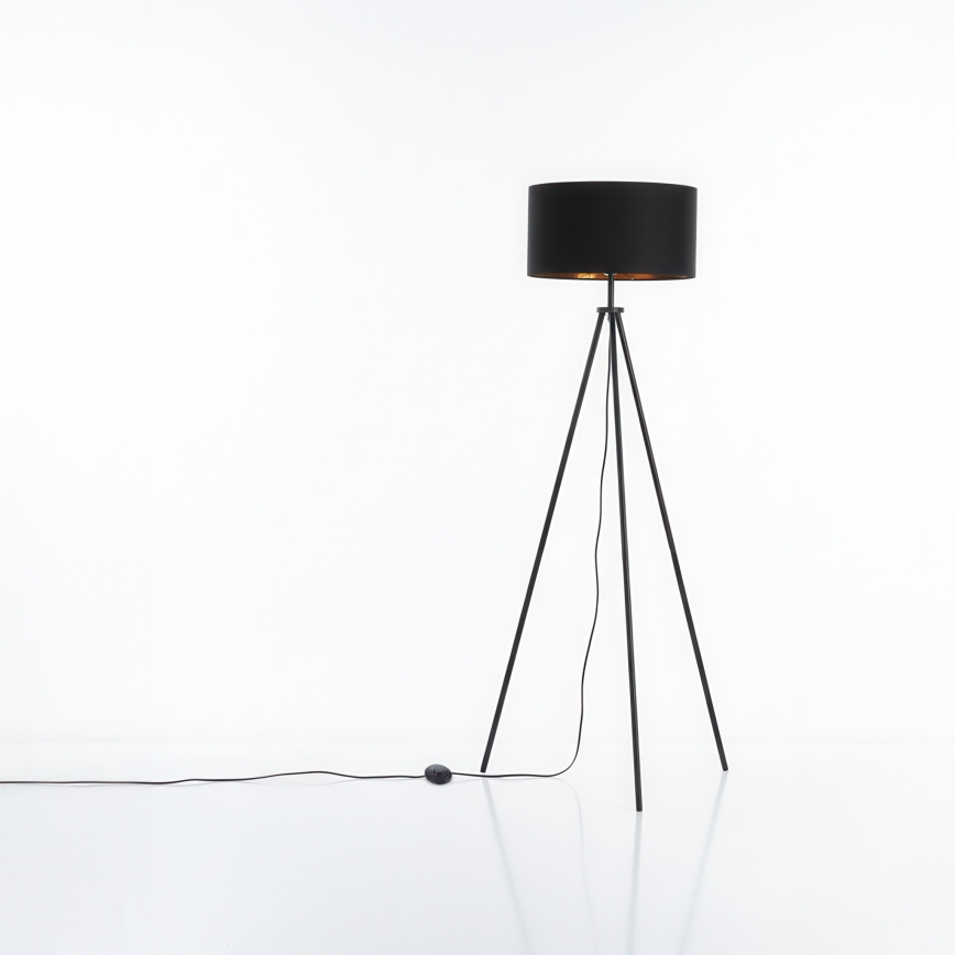 Lámpara de pie 1xE27/40W/230V negra