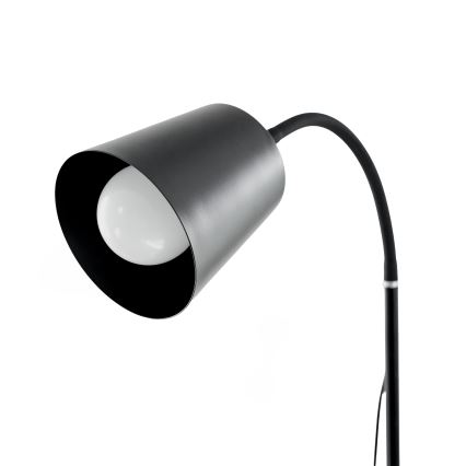 Lámpara de pie 1xE27/40W/230V negro