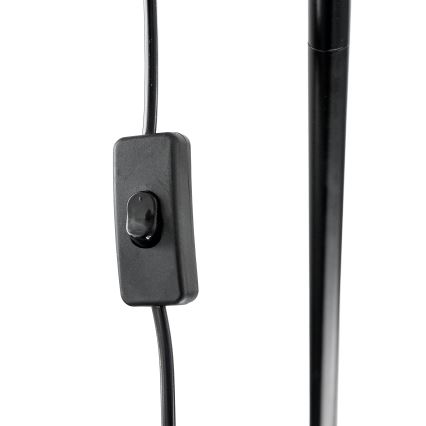 Lámpara de pie 1xE27/40W/230V negro
