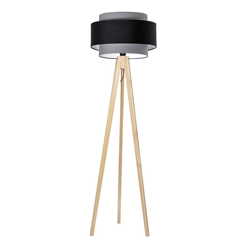Lámpara de pie 1xE27/60W/230V gris