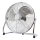 Lámpara de pie, 45 cm, 3 velocidades, cromo brillante, 140W