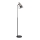 Lámpara de pie ASGARD 1xE27/11W/230V gris/negro/dorado