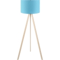 Lámpara de pie AYD 1xE27/40W/230V azul/beige