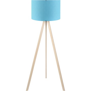 Lámpara de pie AYD 1xE27/40W/230V azul/beige