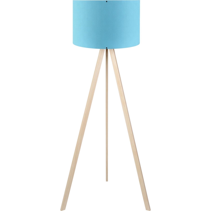 Lámpara de pie AYD 1xE27/40W/230V azul/beige