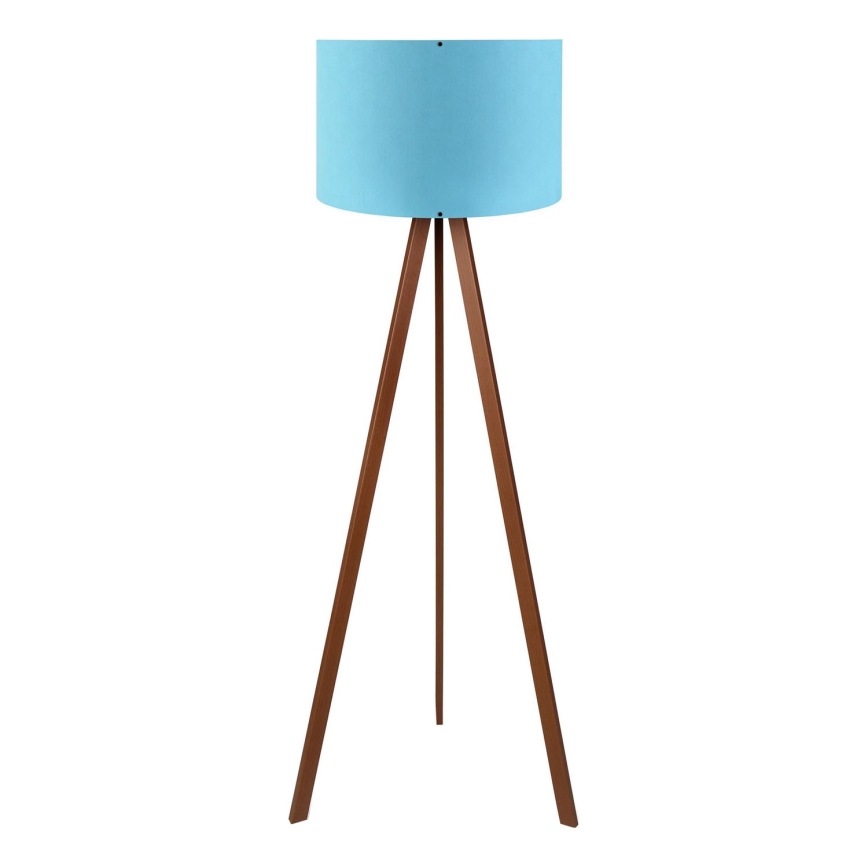 Lámpara de pie AYD 1xE27/40W/230V azul/marrón