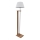 Lámpara de pie AYD 1xE27/40W/230V blanca/marrón